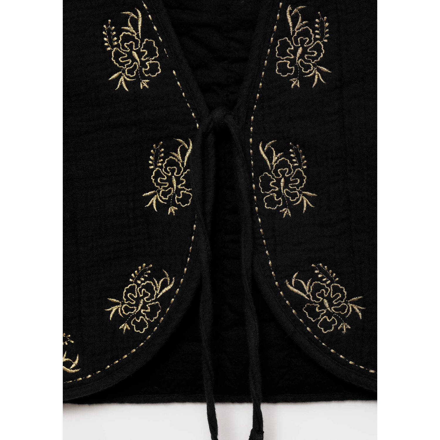 MANGO TEEN gilet zwart
