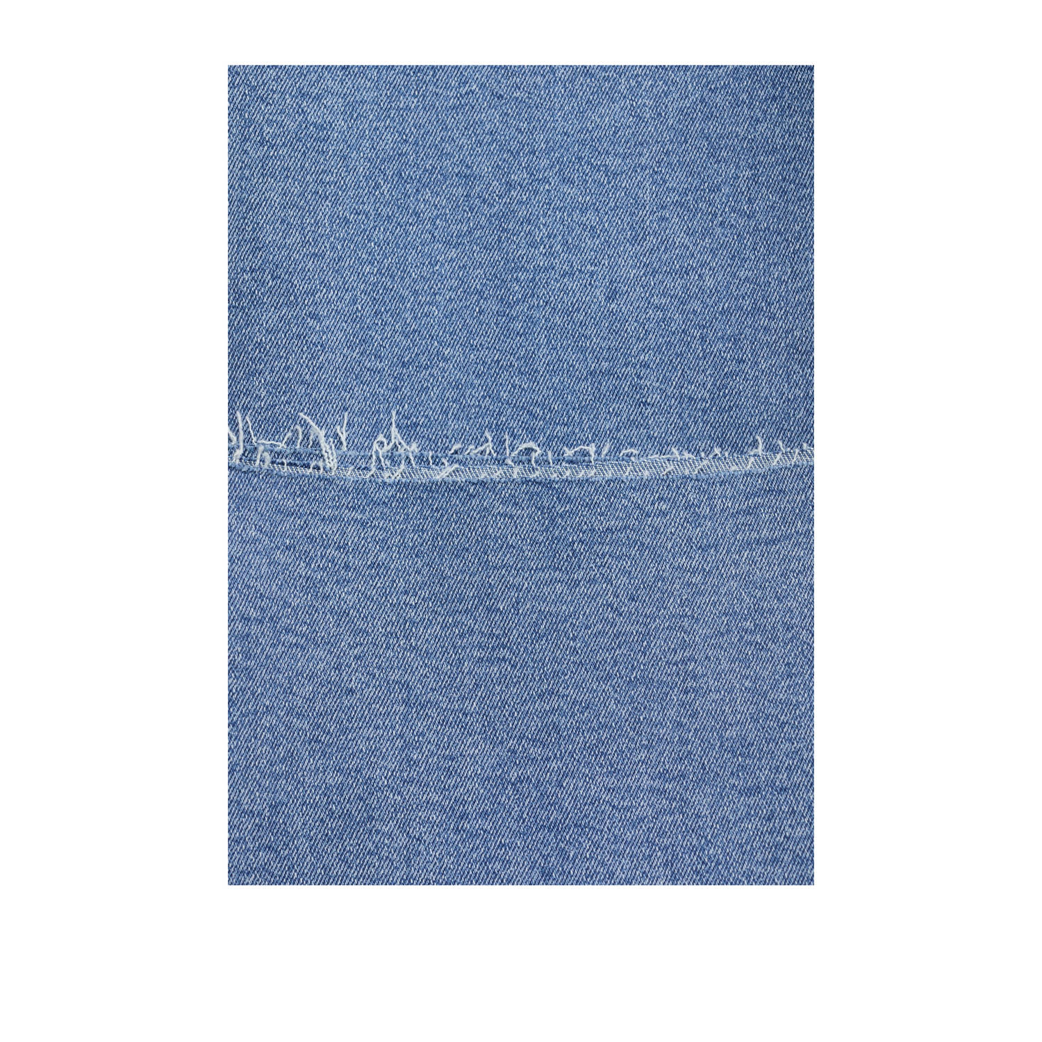 Mango straight leg jeans medium blue denim