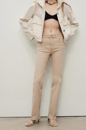 flared jeans beige