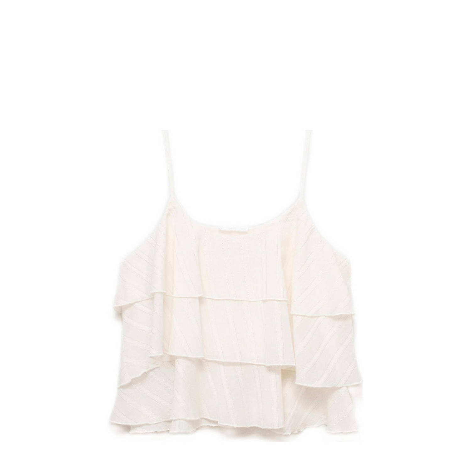 MANGO TEEN mouwloze top wit
