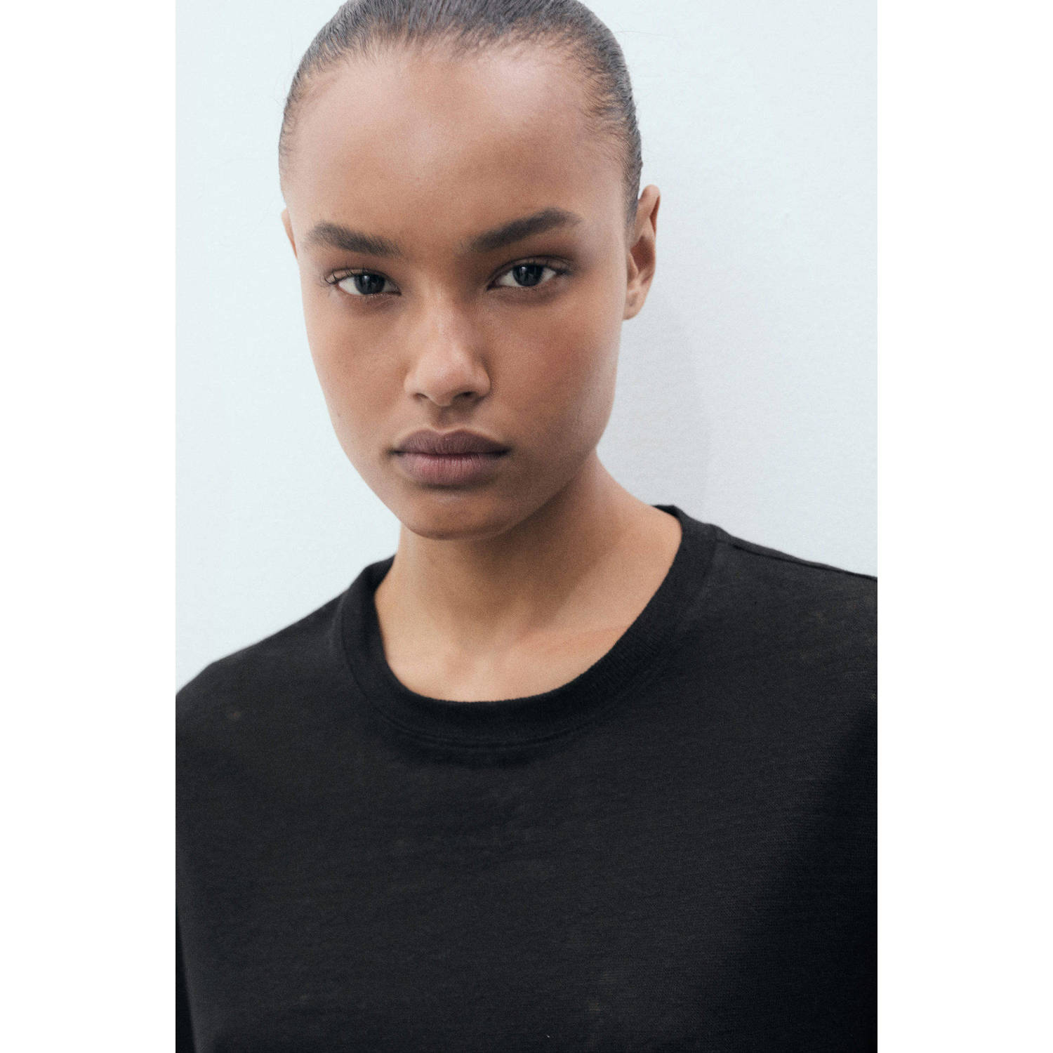 Mango linnen T-shirt