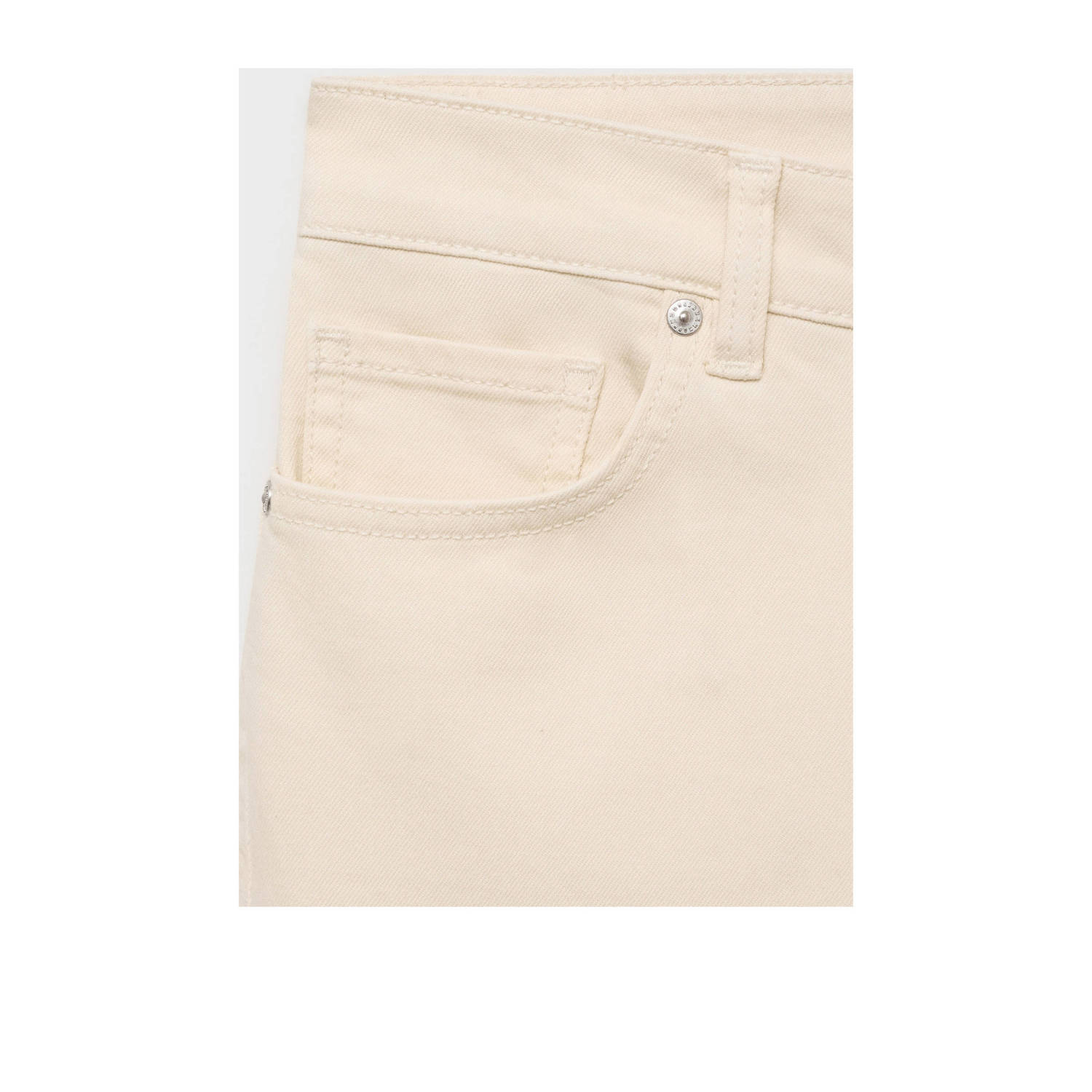 Mango straight leg jeans zand