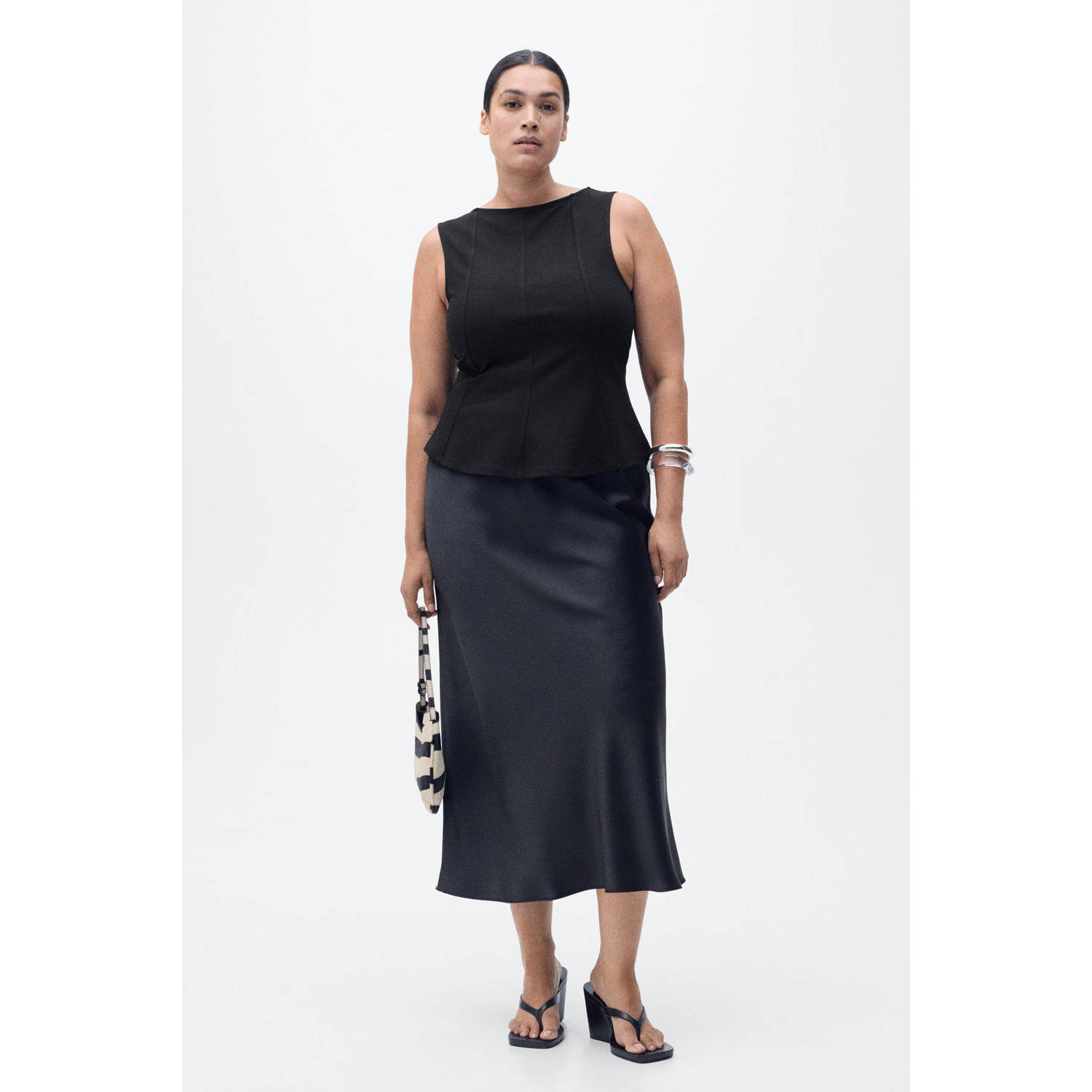 Mango top zwart