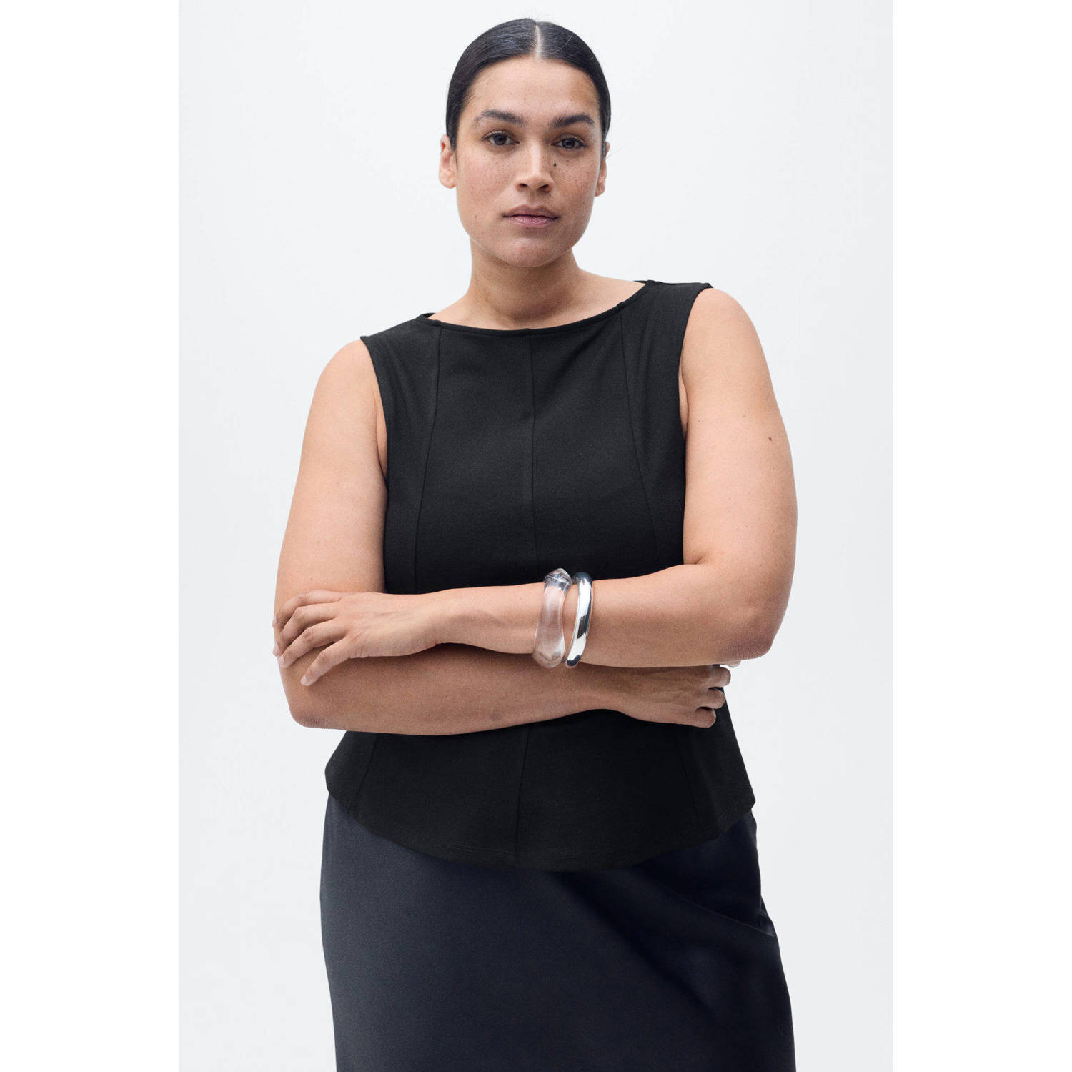 Mango top zwart