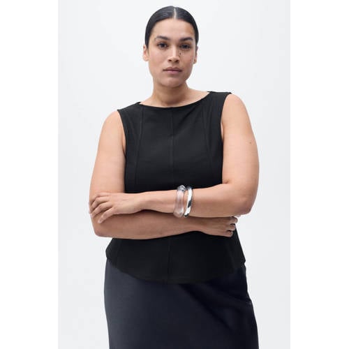 Mango top zwart afbeelding