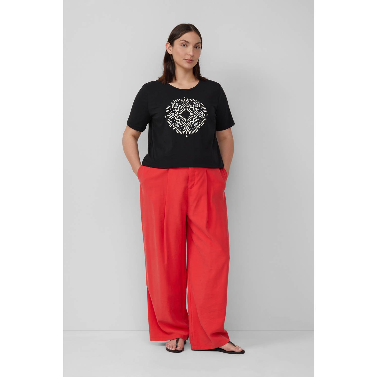 s.Oliver Curve top zwart
