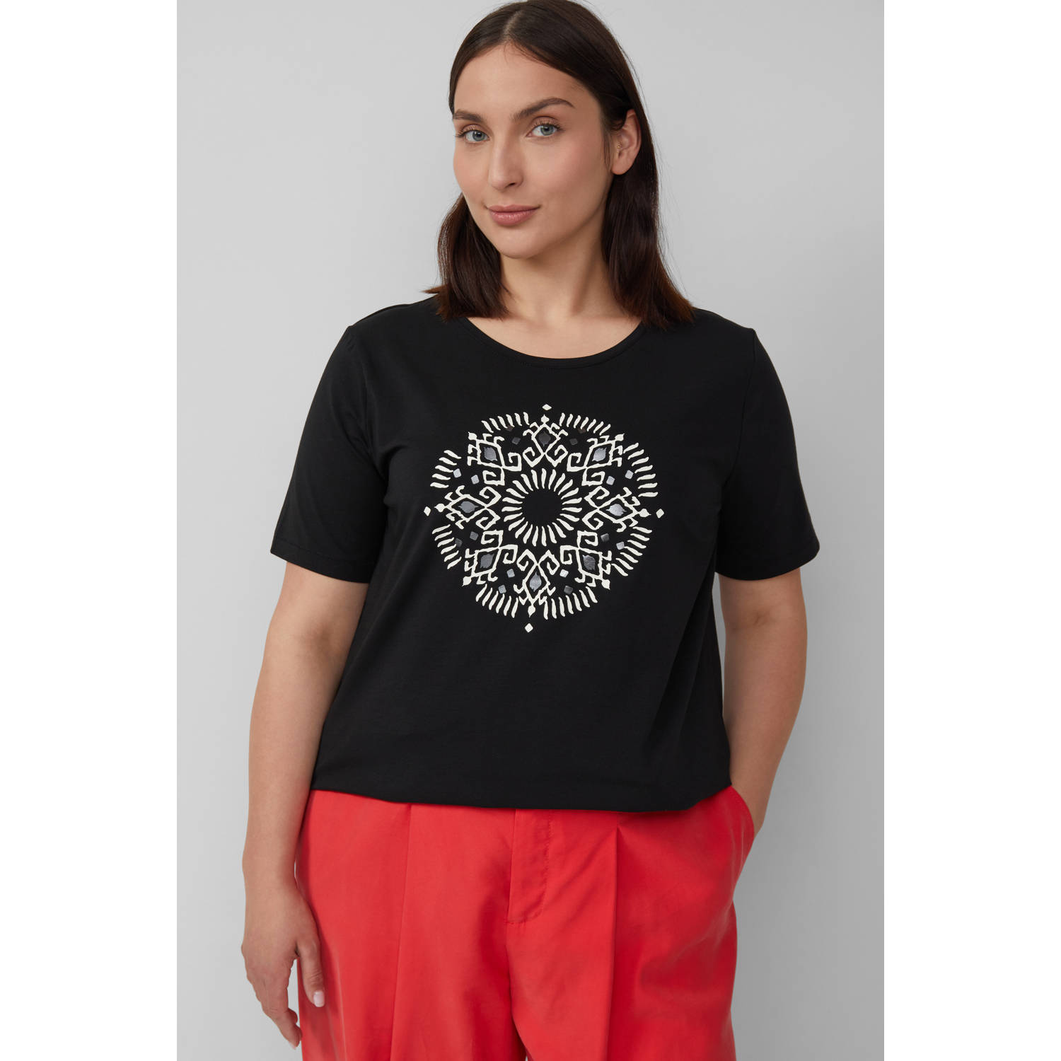 S.Oliver Curve top zwart