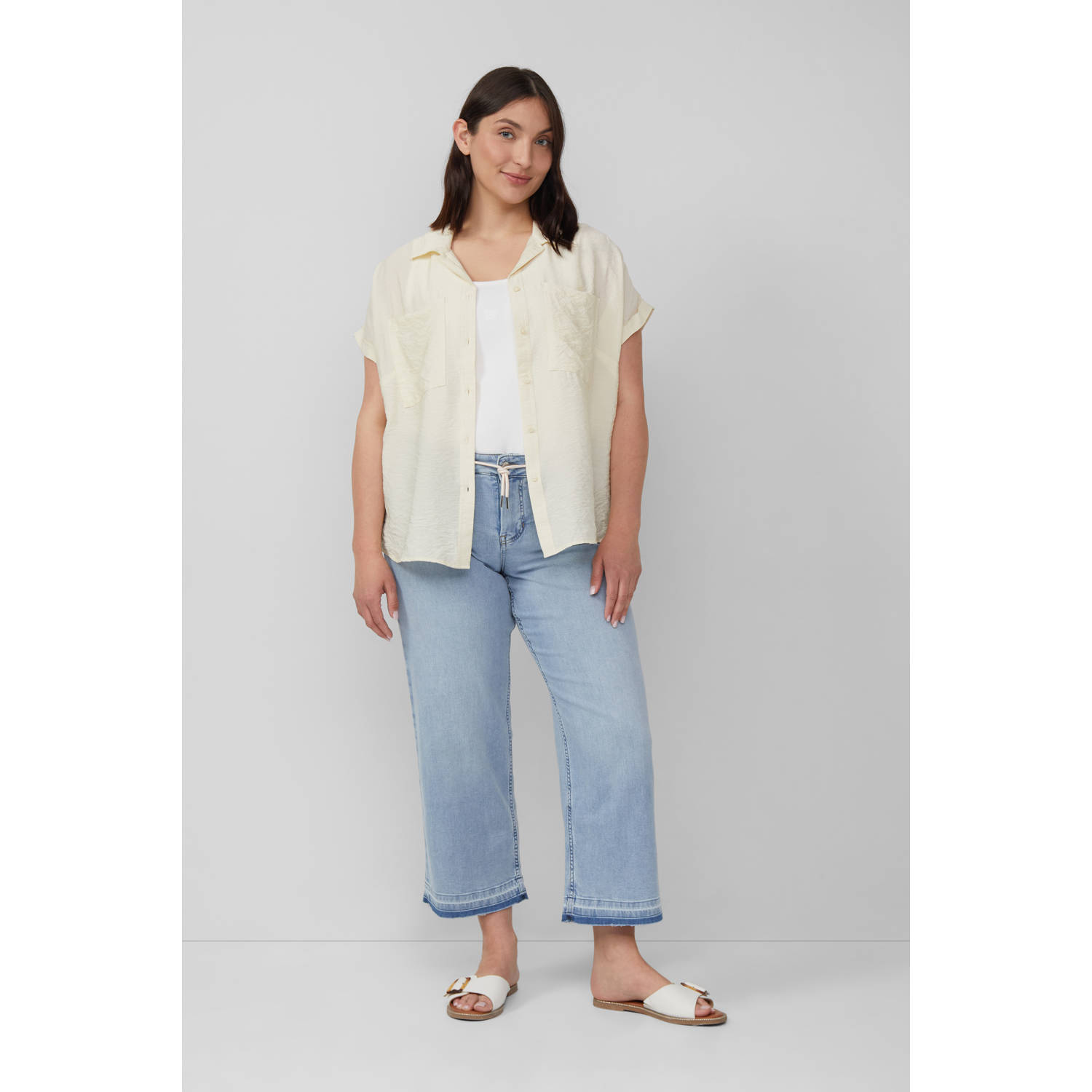 s.Oliver Curve blouse ecru