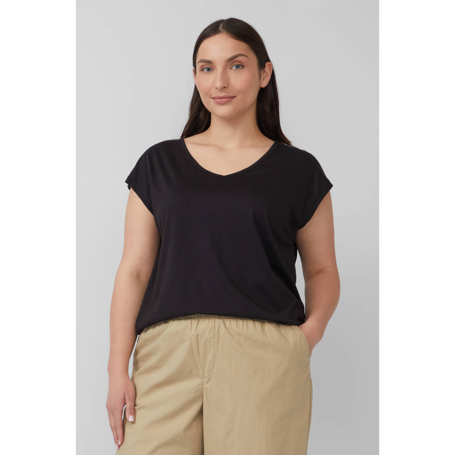 S.Oliver Curve top zwart
