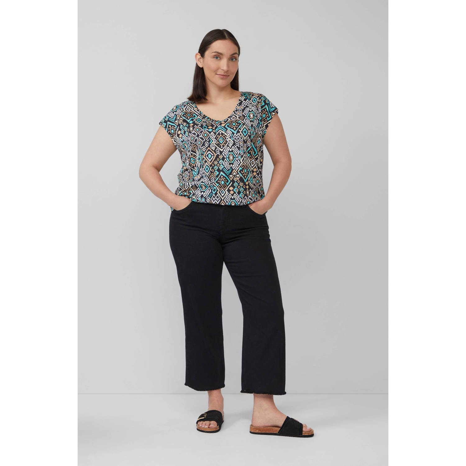 s.Oliver Curve top zwart