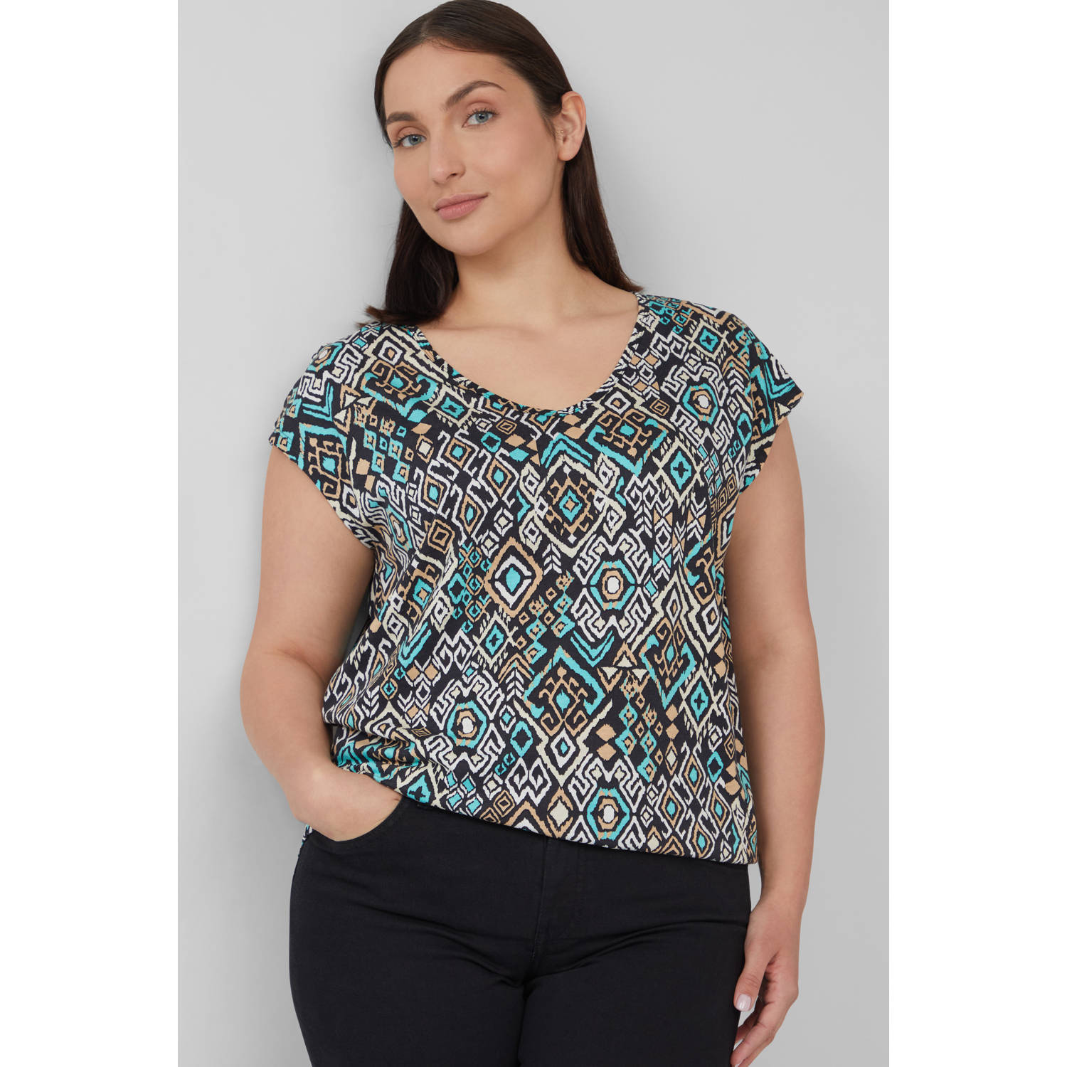 S.Oliver Curve top zwart