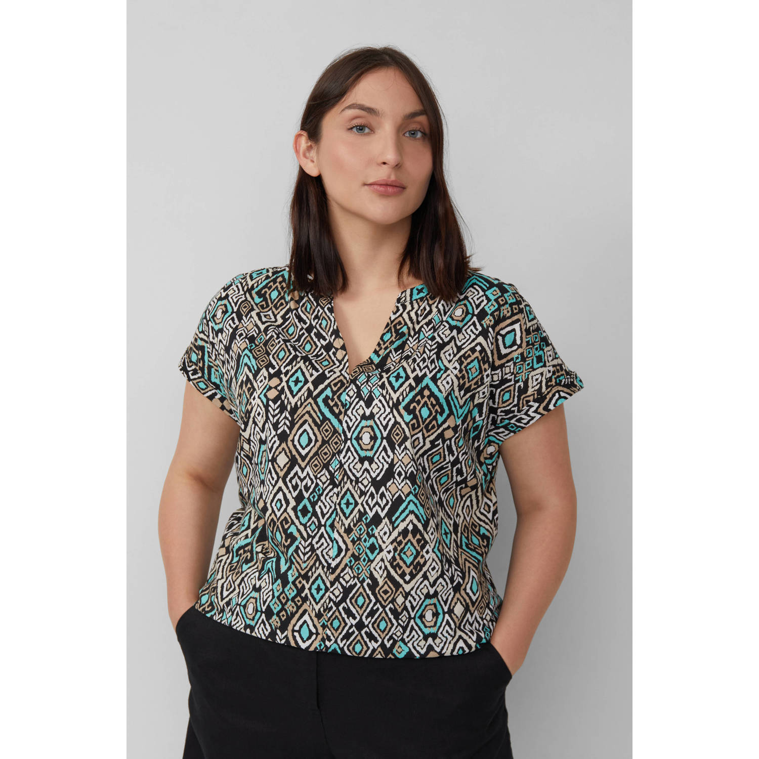 S.Oliver Curve top zwart