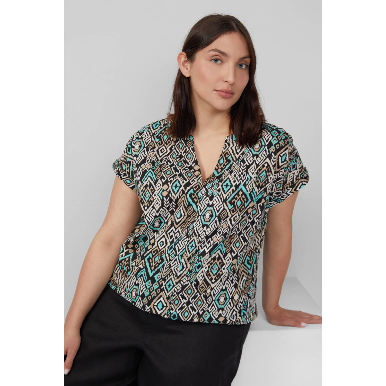 s.Oliver Curve top zwart