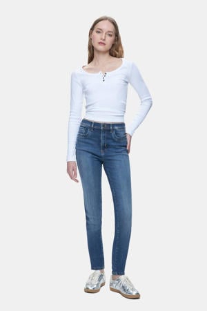 high waist skinny jeans