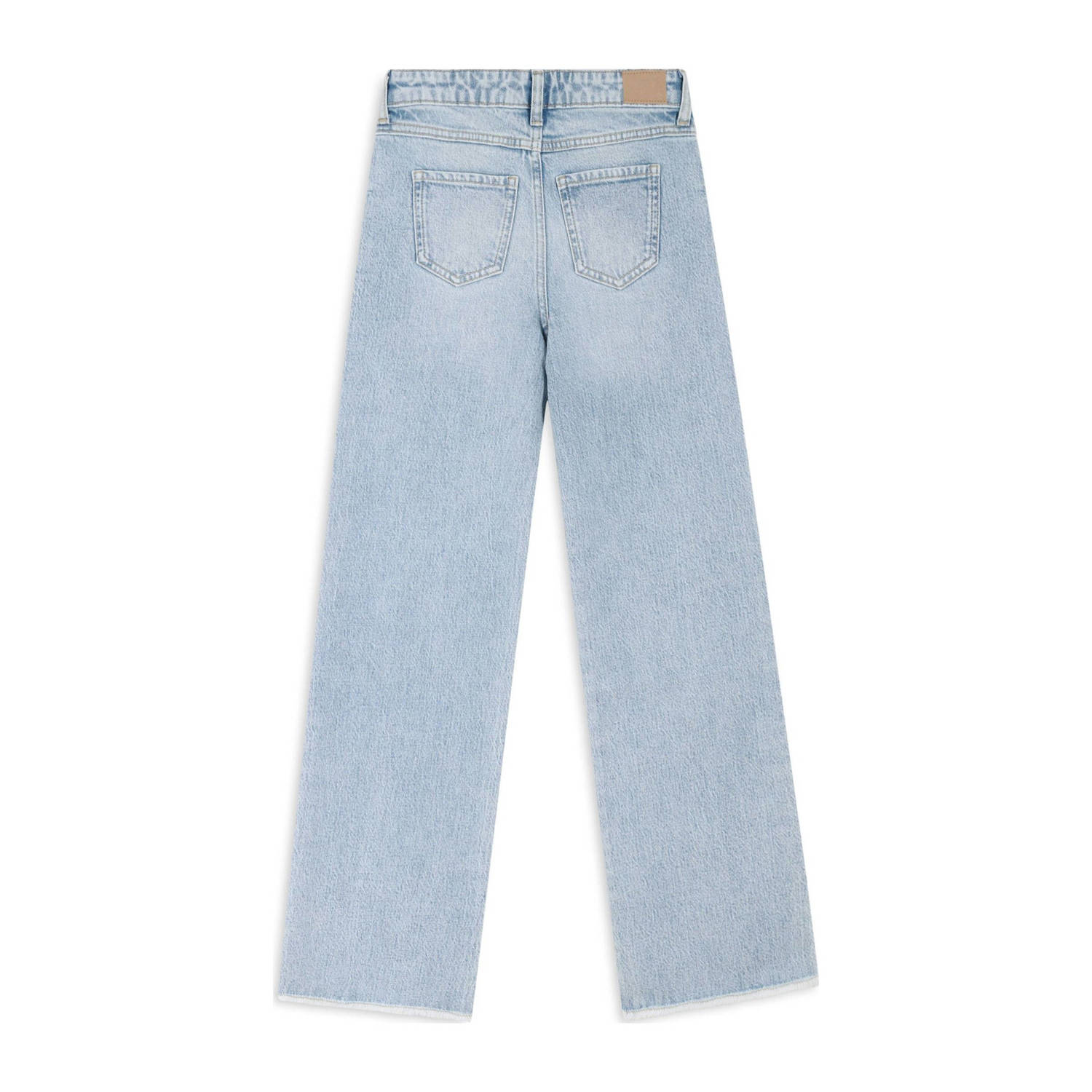 Shoeby high waist wide leg jeans light blue denim
