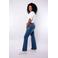 Exxcellent flared jeans dark blue denim