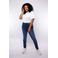 Exxcellent slim fit jeans dark blue denim
