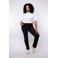 Exxcellent straight leg jeans black denim