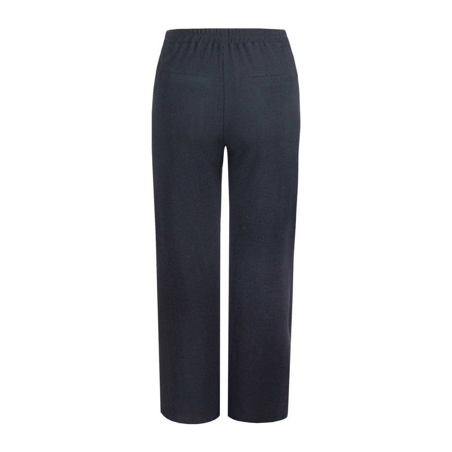 Exxcellent wide leg regular waist broek zwart