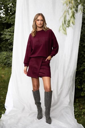sweater donkerrood