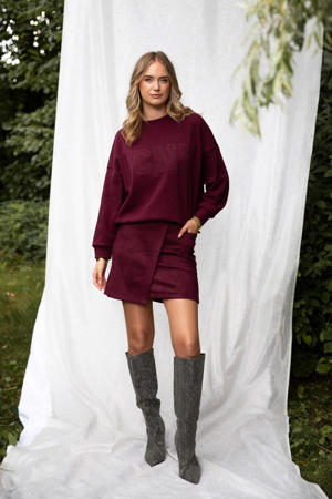 sweater donkerrood