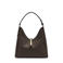 Furla leren schoudertas Goccia M donkerbruin