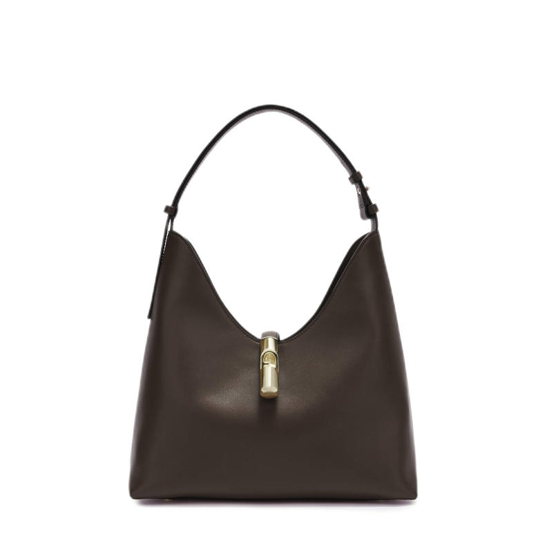 WE Fashion leren riem donkerbruin