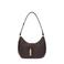 Furla leren schoudertas Goccia S donkerbruin