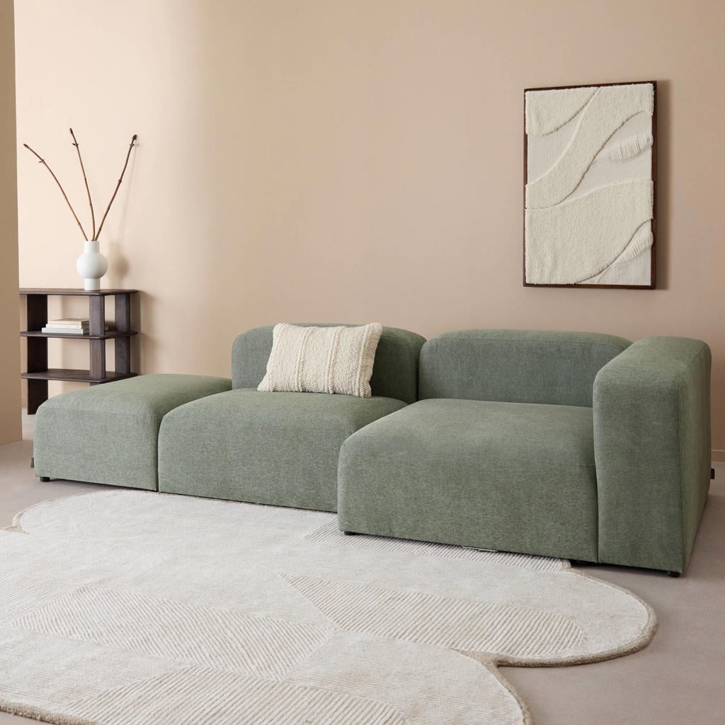 Studio LIVIT hoekbank Ylva hoek rechts - groen/blauw