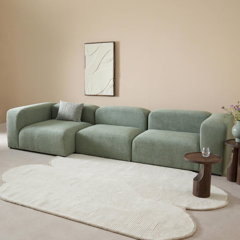 Studio LIVIT hoekbank Ylva hoek links - groen/blauw