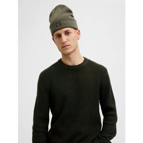 JACK & JONES muts JACDNA groen afbeelding