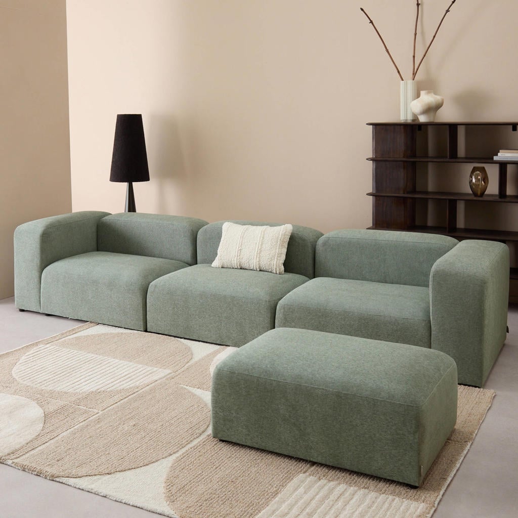Studio LIVIT 4-zitsbank Ylva - groen/blauw