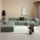 Studio LIVIT hoekbank Ylva hoek links - groen/blauw