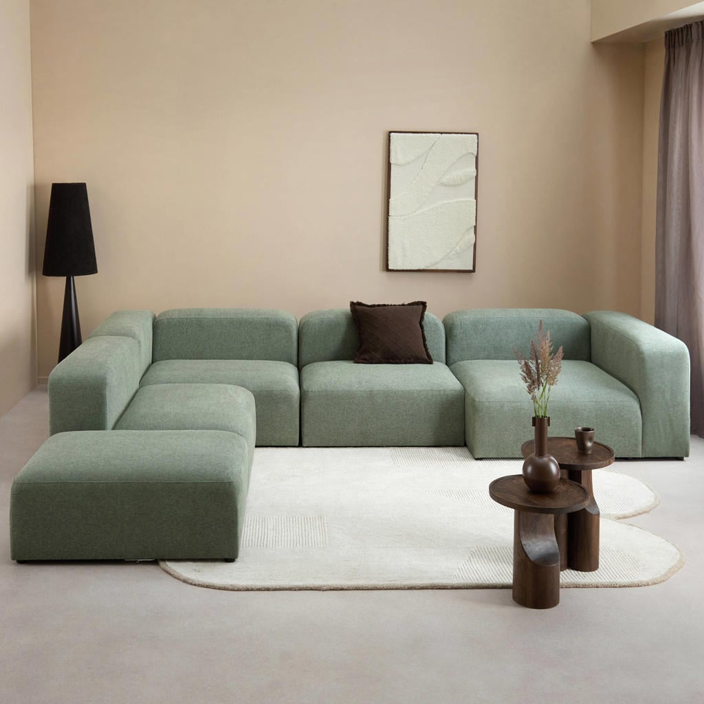 Studio LIVIT hoekbank Ylva hoek links - groen/blauw