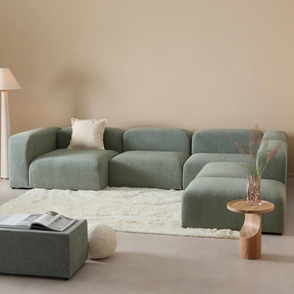 Studio LIVIT hoekbank Ylva hoek rechts - groen/blauw