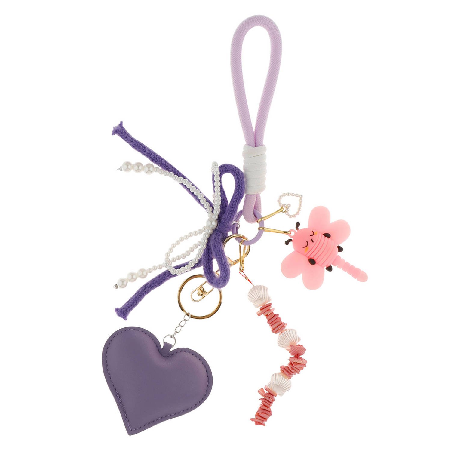 Label Kiki sleutelhanger Funky Fizz lila