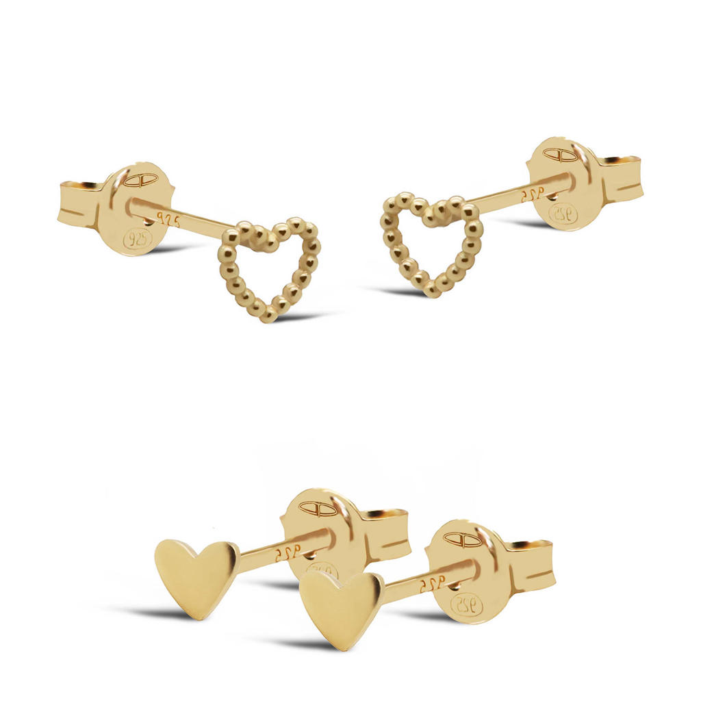 KARMA Jewelry gold plated oorbellen Milly (set van 2)