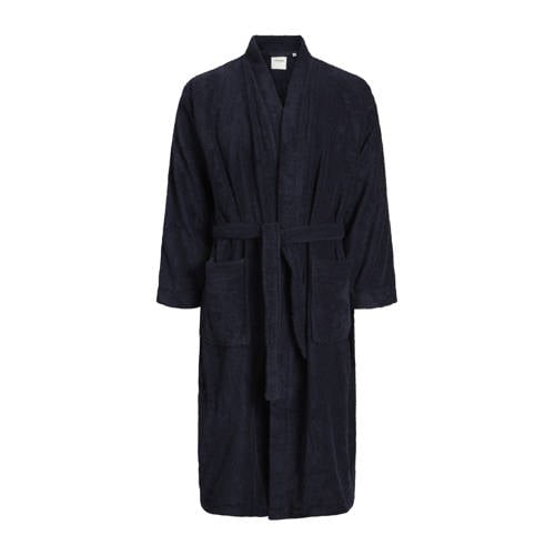 JACK & JONES badstof badjas JACSOLID donkerblauw afbeelding