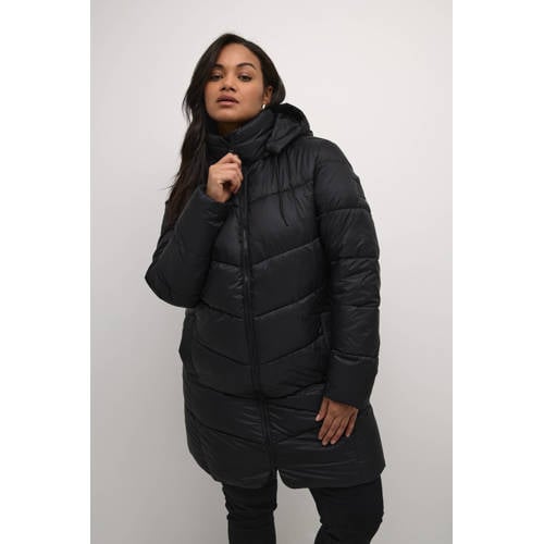Kaffe Curve winterjas zwart afbeelding