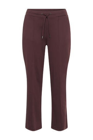 wide leg high waist broek