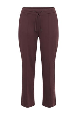 wide leg high waist broek