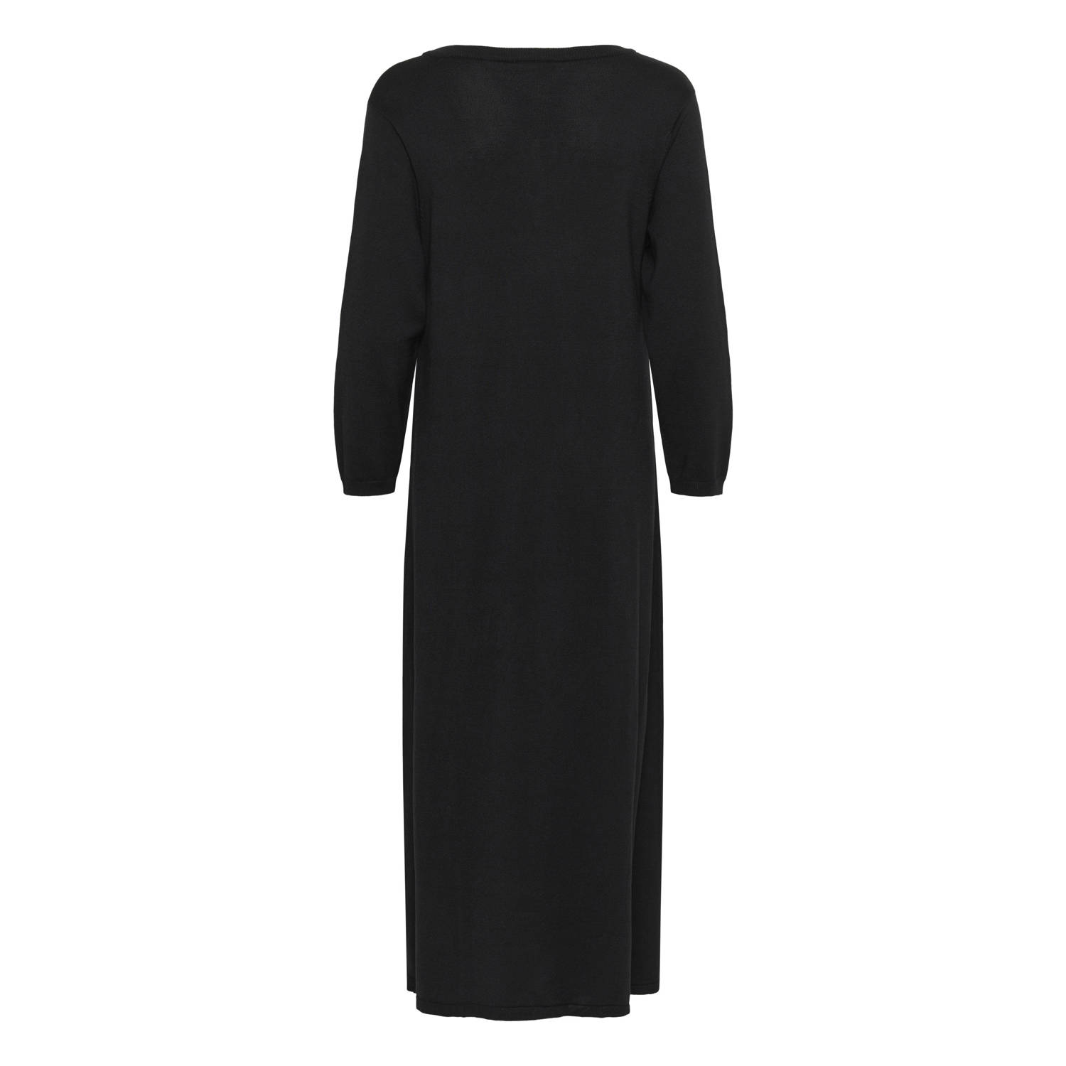 Cream maxi jurk zwart