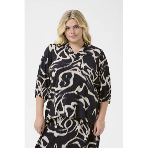 Kaffe Curve top zwart afbeelding