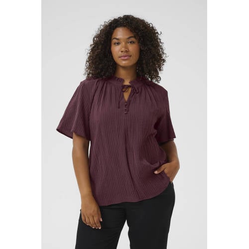 Kaffe Curve top donkerrood afbeelding
