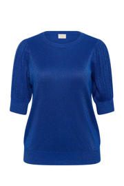 thumbnail: Kaffe Curve top blauw met lurex