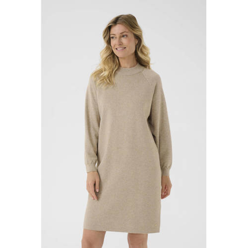 Cream midi jurk crème afbeelding