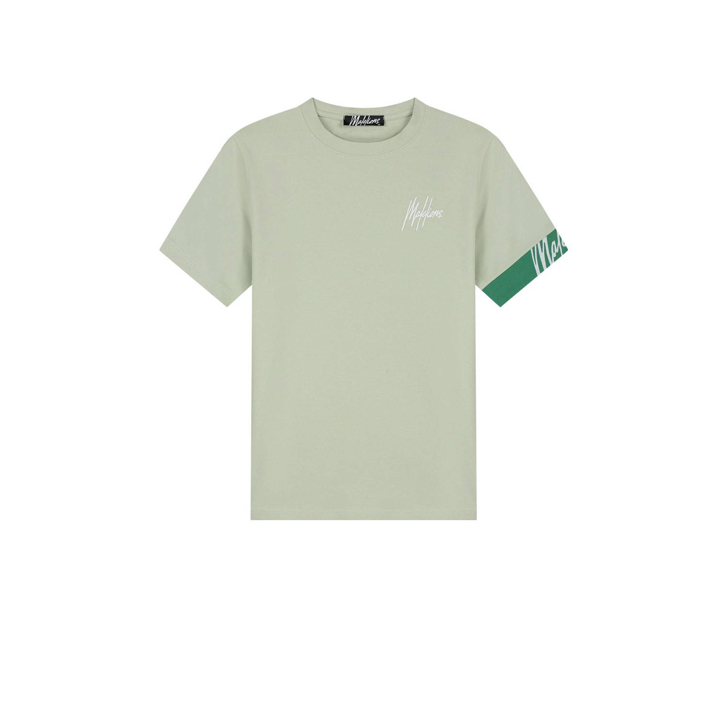 Malelions regular T-shirt groen