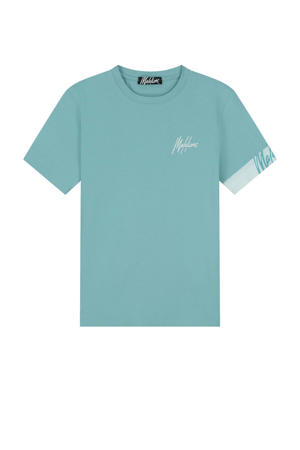 regular T-shirt blauw