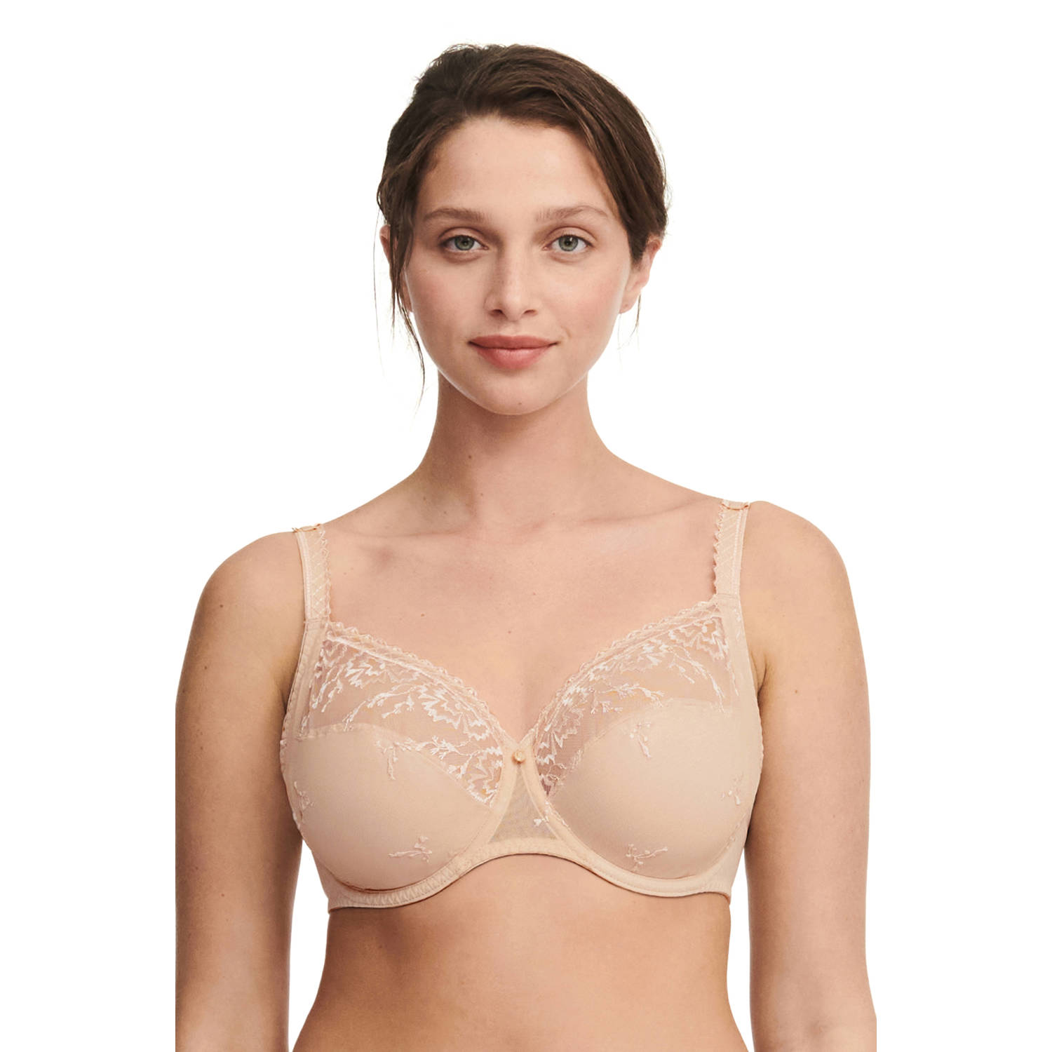 Chantelle niet-voorgevormde beugelbh Every Curve beige