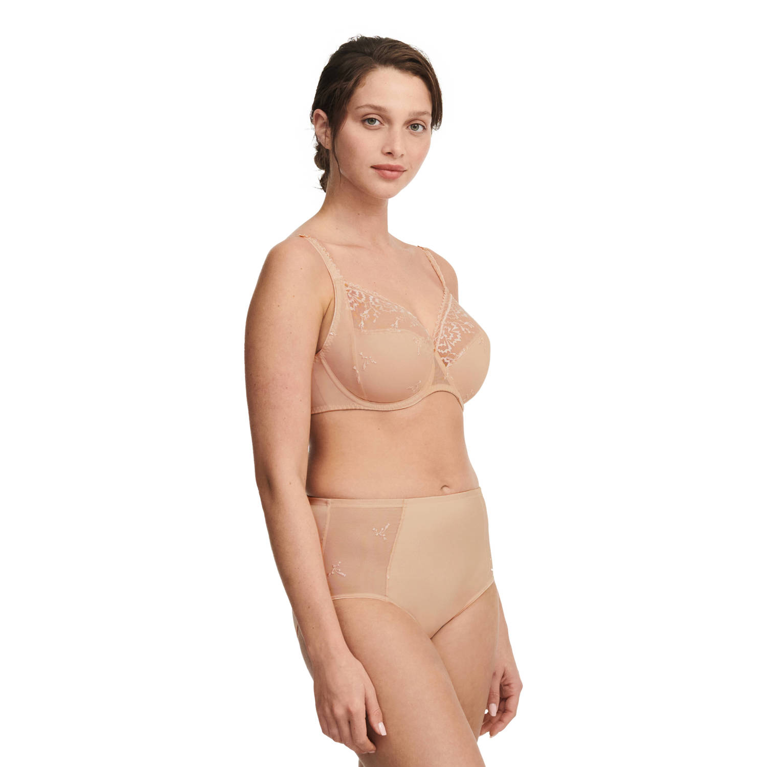 Chantelle niet-voorgevormde beugelbh Every Curve beige